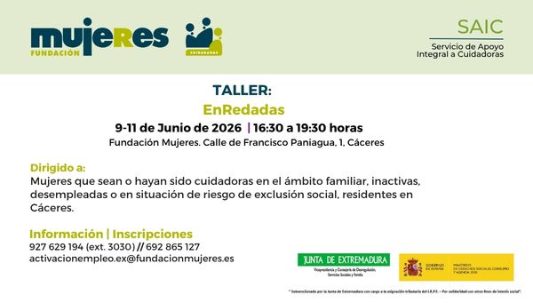 taller enredadas cuidadoras